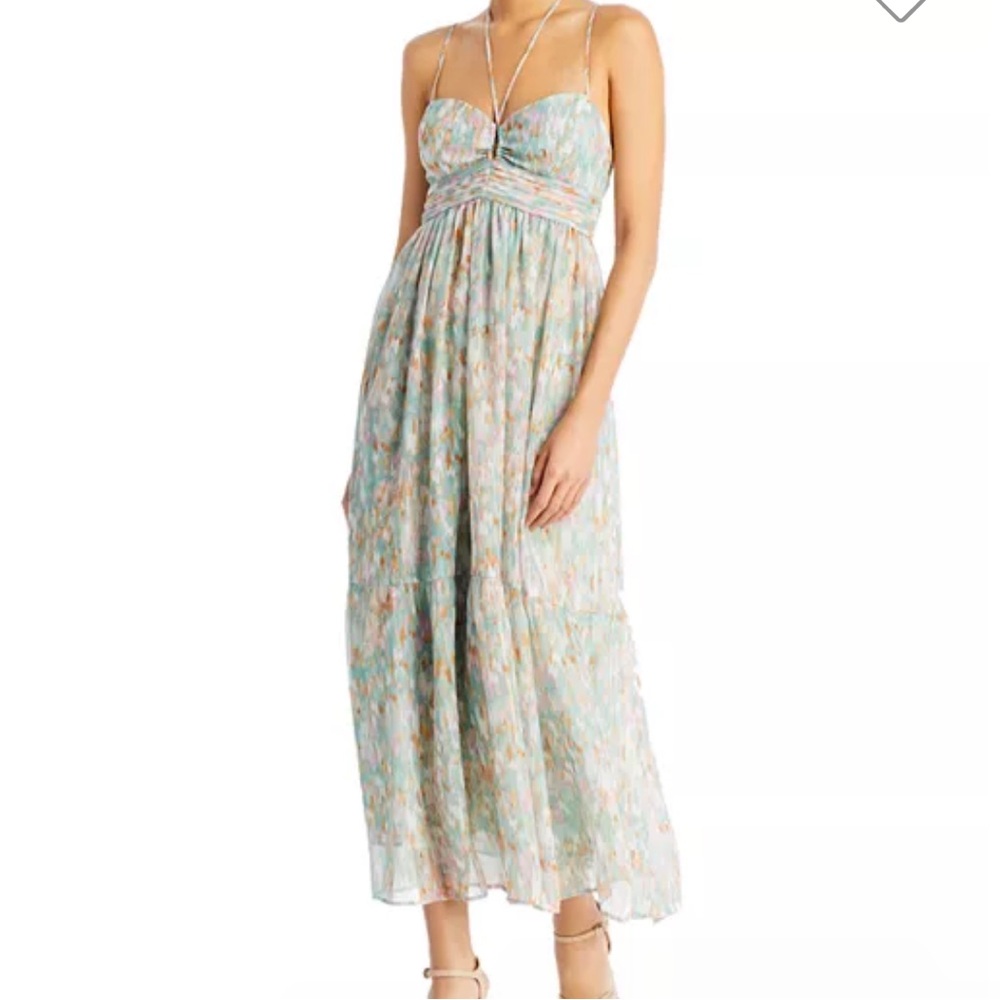 Elegant Multicolor Maxi Dress